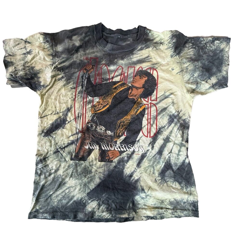 Vintage 1988 THE DOORS Made in USA  T-shirt JIM MORRISON 80's XL? Single Stitch